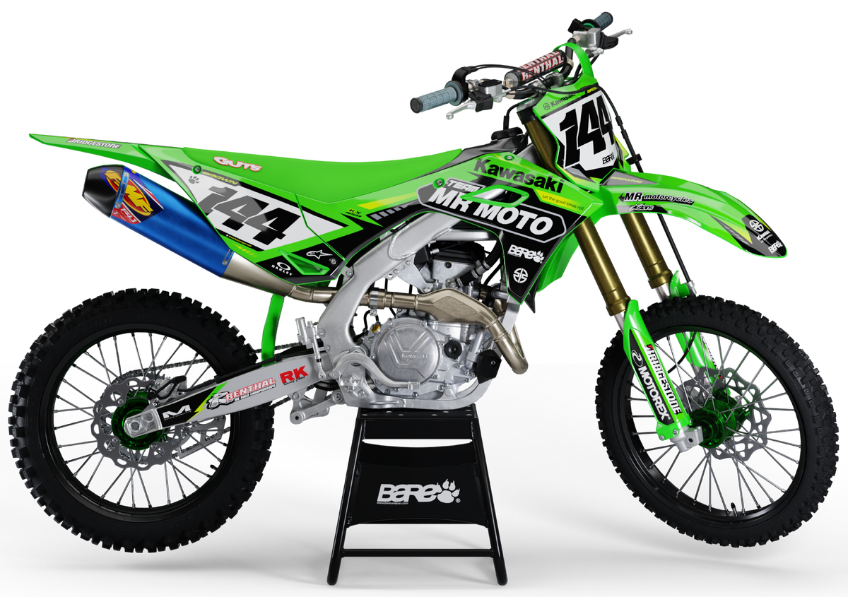 Mr Moto KAWASAKI - Graphics Kit – Bare Unique