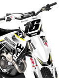 Flow HUSQVARNA - Graphics Kit {White}