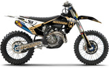 Espresso HUSQVARNA - Graphics Kit {Black / Coffee}