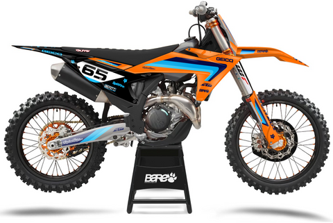 Rewind KTM - Graphics Kit {Black / Orange}