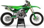 Rapid KAWASAKI - Graphics Kit {GREEN - BLACK}