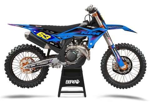 Tear KTM - Graphics Kit {Neptune Blue}