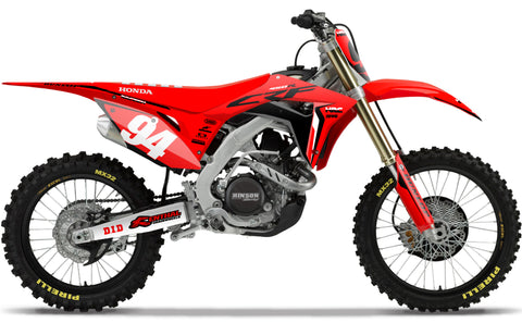 HRC HONDA - Graphics Kit {Red}