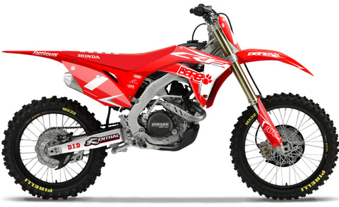 Braap HONDA - Graphics Kit {Red}