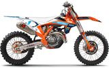 Shifter KTM - Graphics Kit {White / Orange}